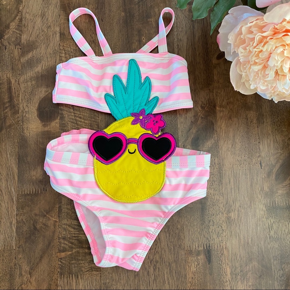 KOALA KIDS - Pineapple One-Piece Swim Suit 12-18m